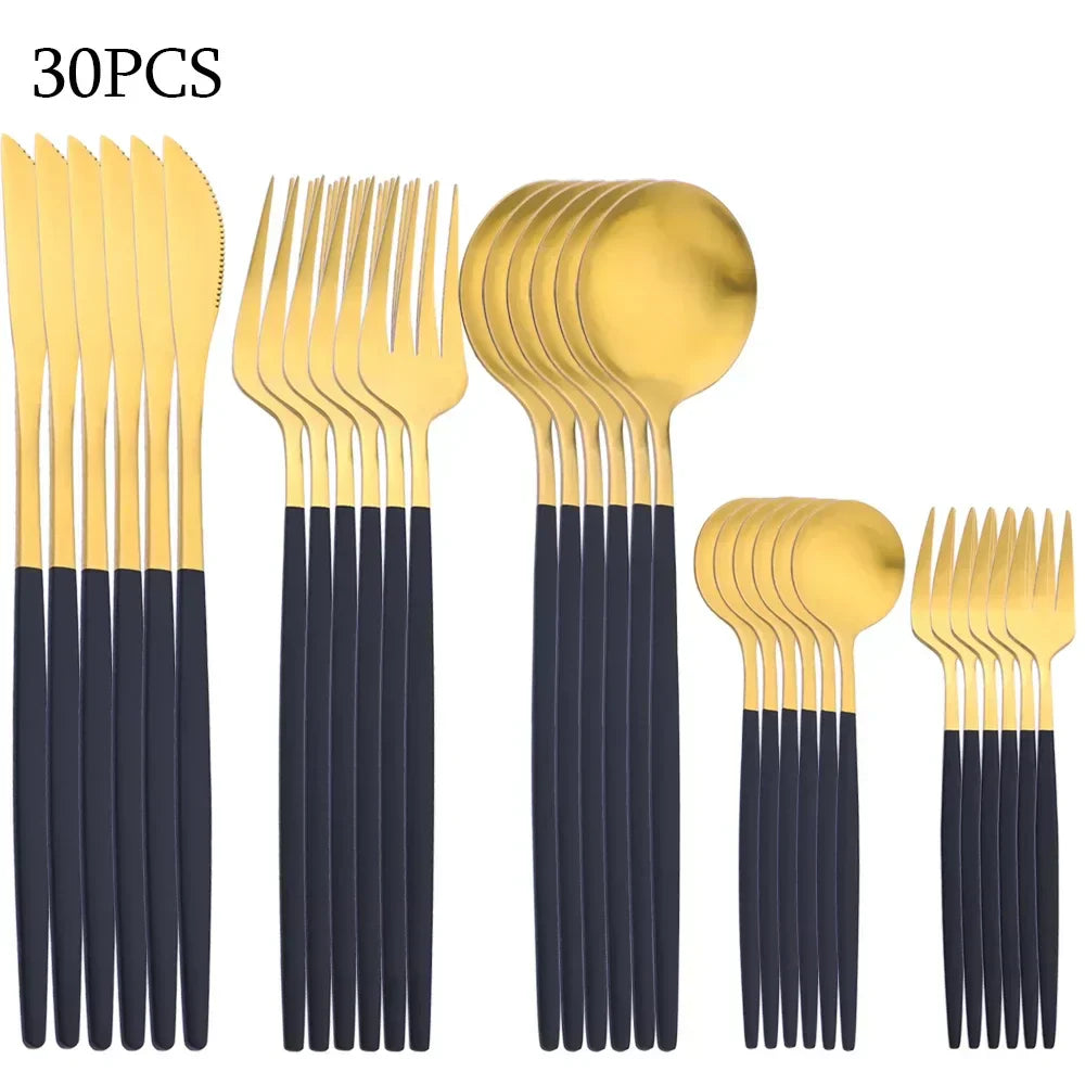 Elegant Table Cutlery 30 Piece Set