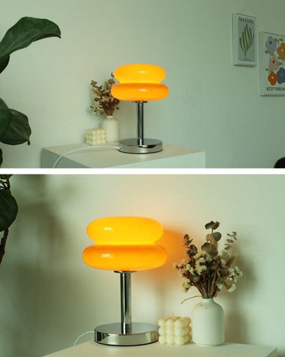 Vintage Glass Table Dimmable Lamp