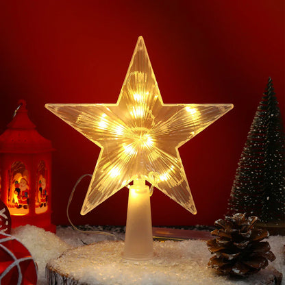 Sparkling LED Christmas Tree Topper Decoration