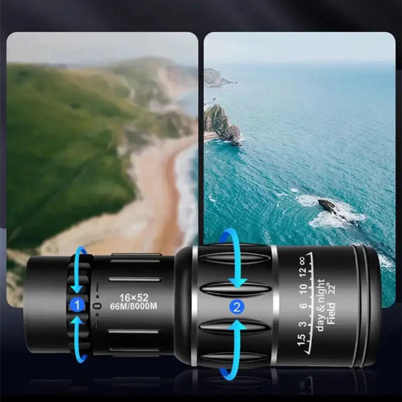 High Power Zoom Monocular Telescope
