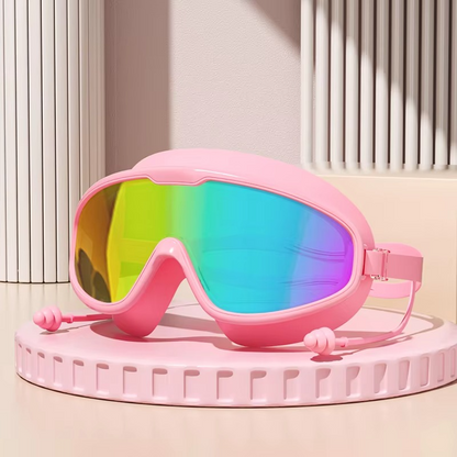 Clear Adult Swim Goggles - Waterproof UV Protection