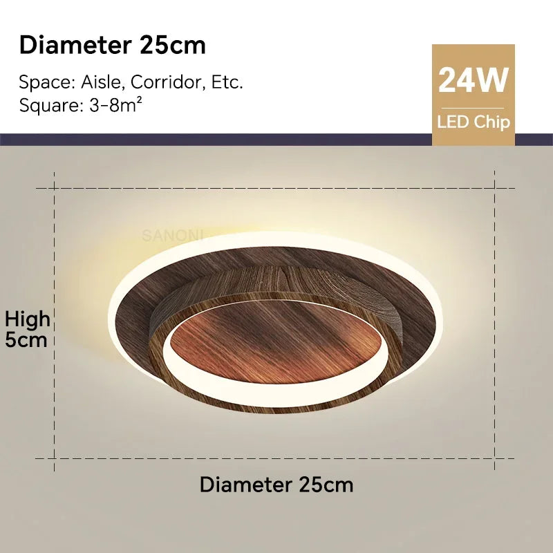 Stylish LED Hanging Ceiling Light Fixture