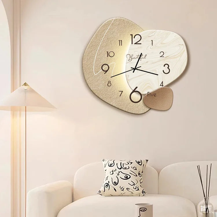 Contemporary Silent Wall Clock for Home Decor