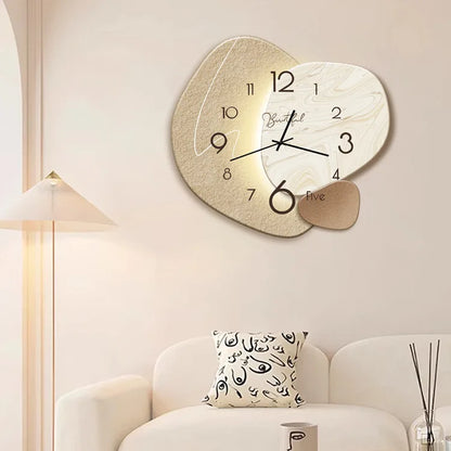 Contemporary Silent Wall Clock for Home Decor