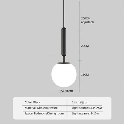 Elegant Gold Globe Pendant Lighting Fixture