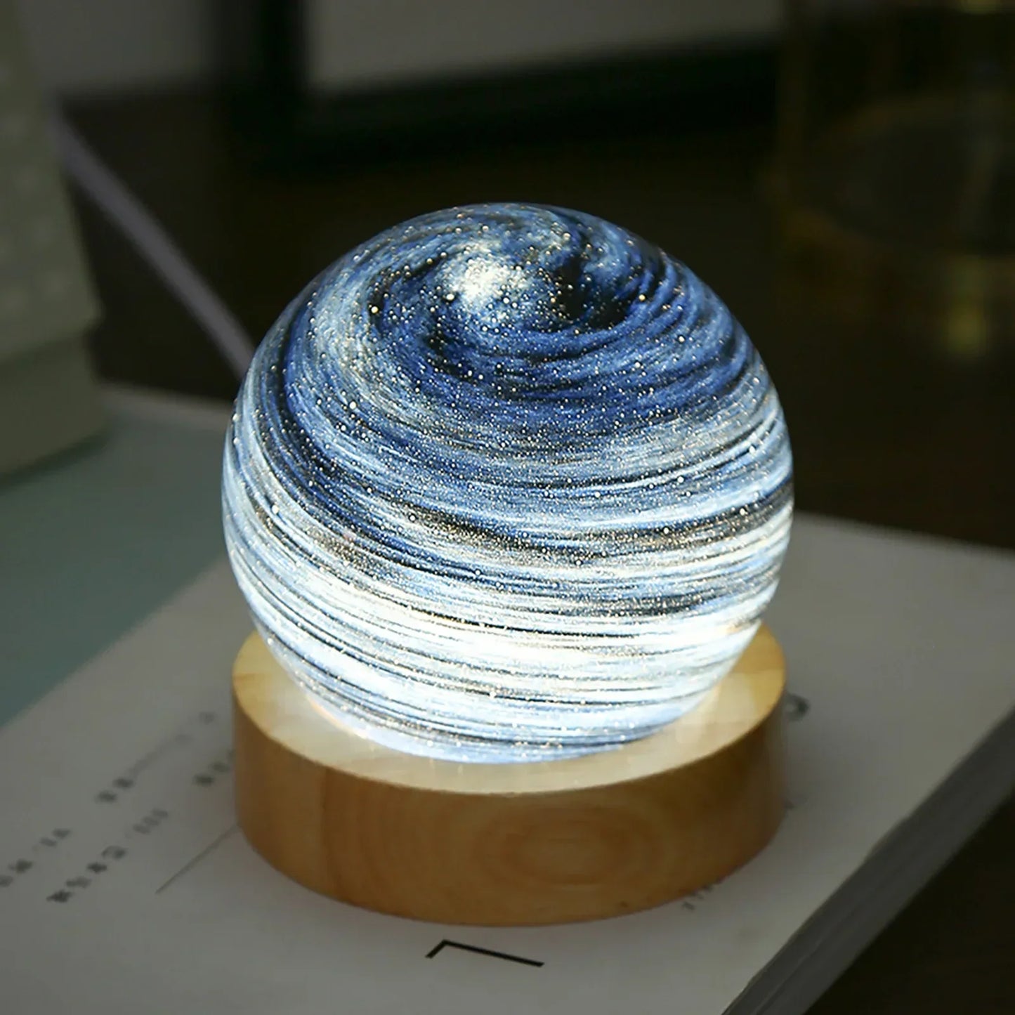 Colorful Galaxy Glow Table Lamp