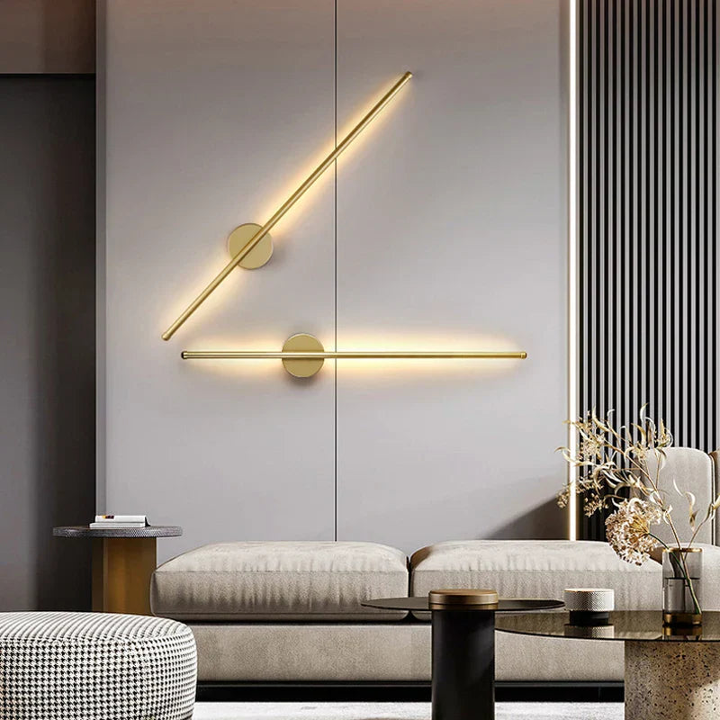 Modern Black Indoor LED Wall Lamp