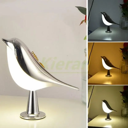 Slim LED Bird Table Lamp – Adjustable Bright Light