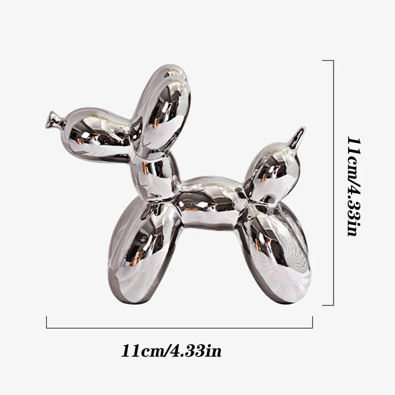 Cute Balloon Dog Figurine Decoration