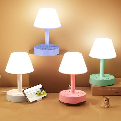 Stylish Phone Stand Blue Light Desk Lamp