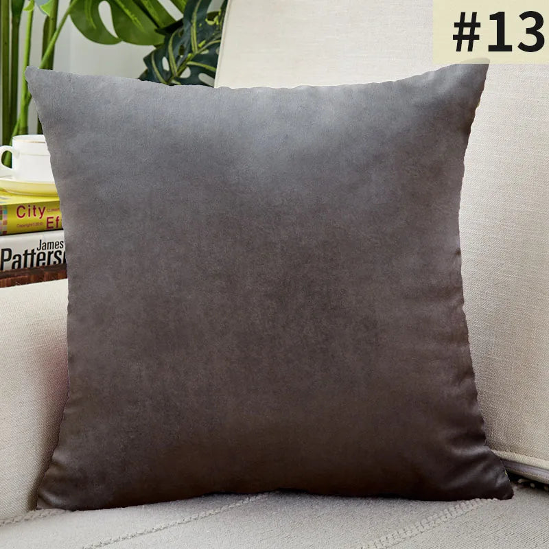 Soft Plush Pillow Cover for Home Decor