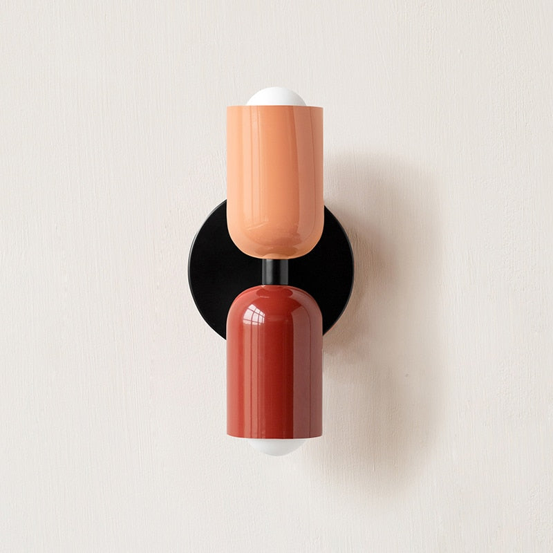 Simple Double Bulb Wall Light