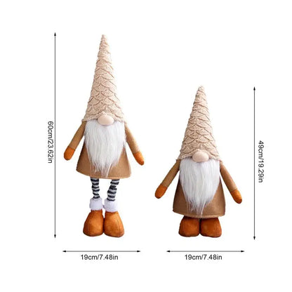 Classic Festive Holiday Gnome Figures