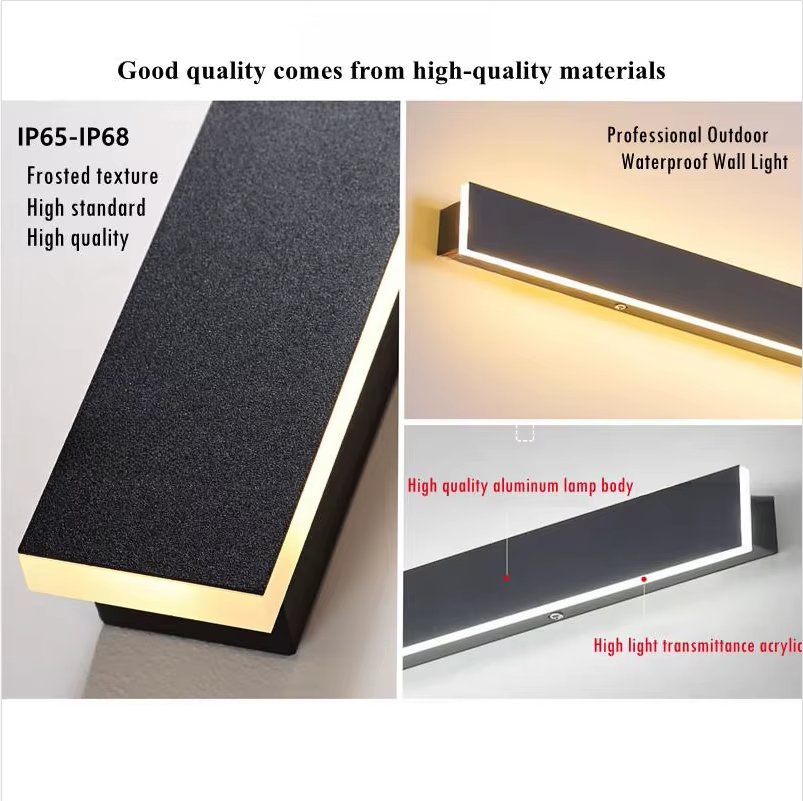 Stylish Weatherproof Outdoor LED Wall Light