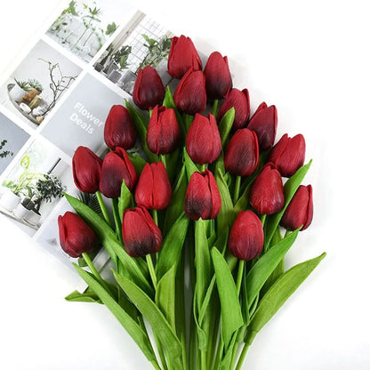 Beautiful Fake Tulip Flowers Arrangement