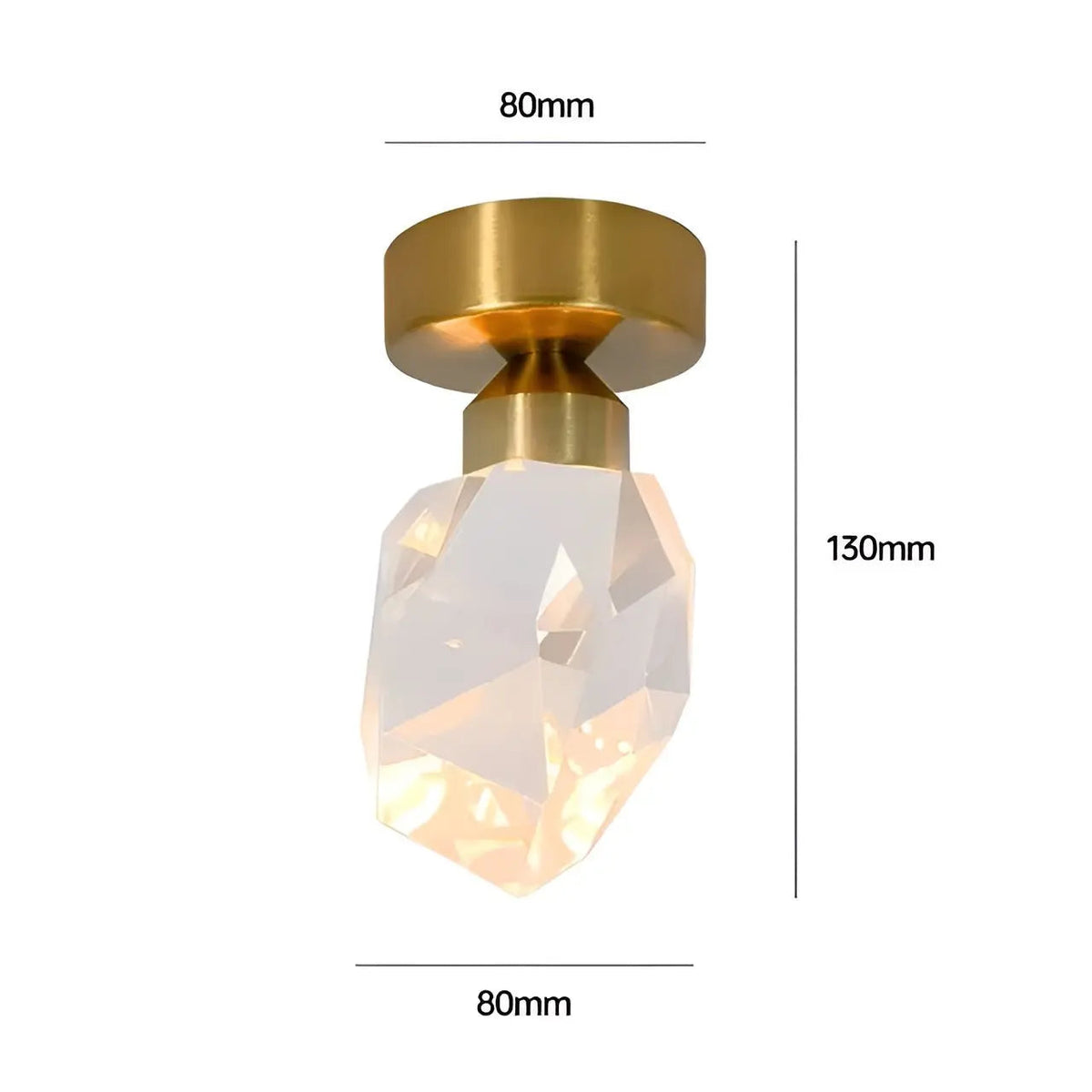 Elegant Glass Chandelier with Modern LED Lights