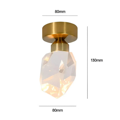 Elegant Glass Chandelier with Modern LED Lights