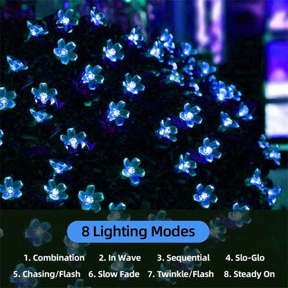 Outdoor Solar Fairy Lights 20-100 LEDs Warm White RGB