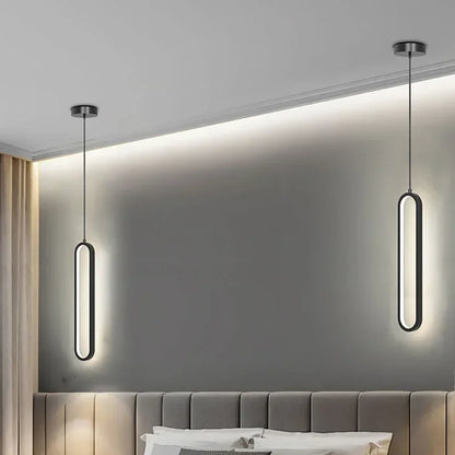 Elegant Black Gold Pendant Ceiling Light - Cofik
