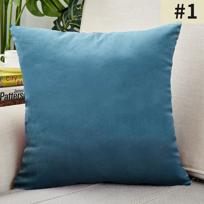 Soft Plush Pillow Cover for Home Decor