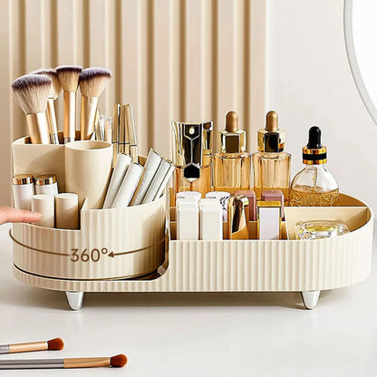 Premium Beauty Storage with Compact Rotating Case