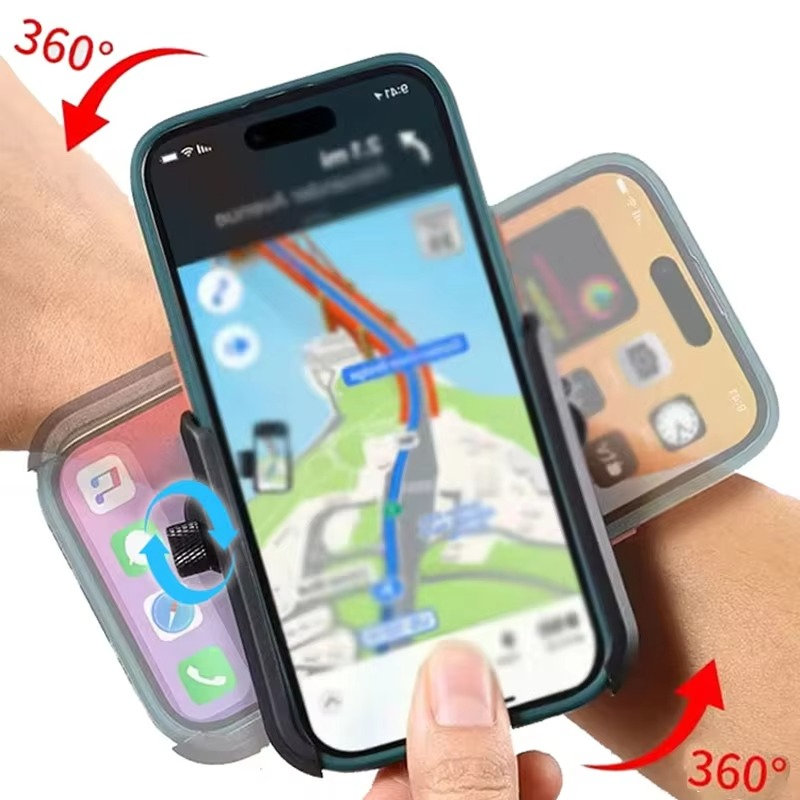 Adjustable 360° Phone Armband for Sports and Fitness