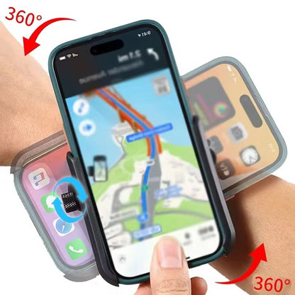Adjustable 360° Phone Armband for Sports and Fitness