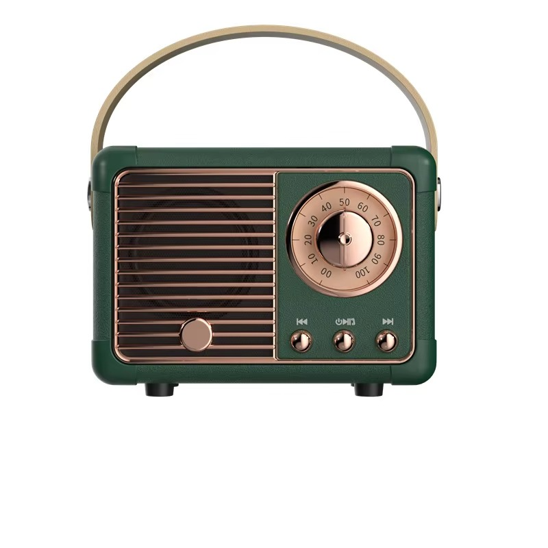 Classic Retro Bluetooth Speaker with Deep Bass