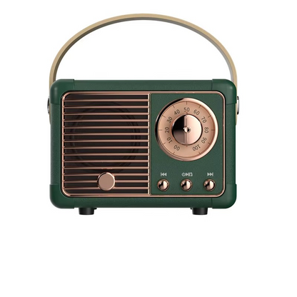 Classic Retro Bluetooth Speaker with Deep Bass