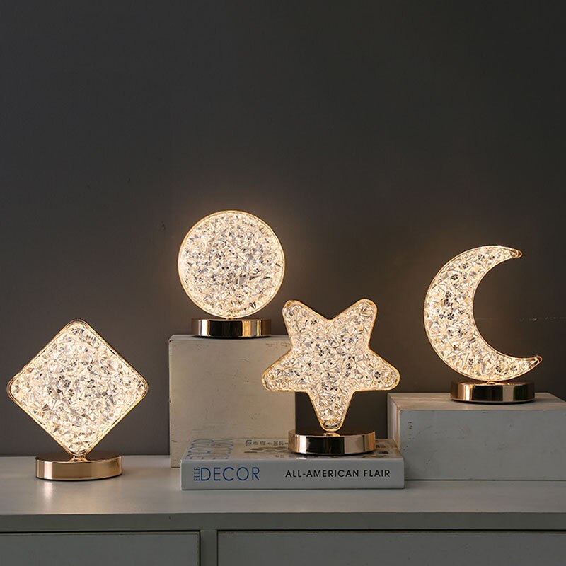 Glowing Moon Bedroom Night Lamp