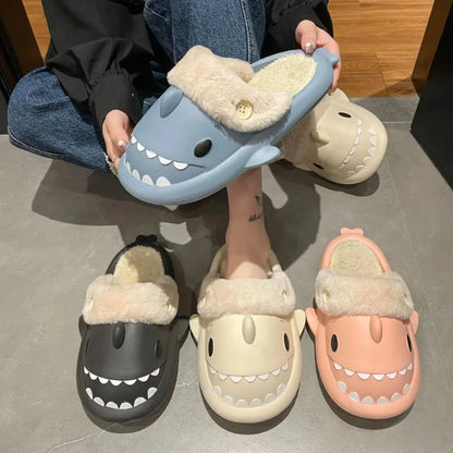Comfy Shark Foot Slippers for Men and Women