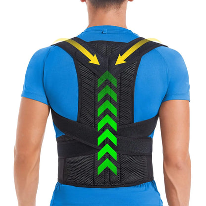 Back Support Adjustable Posture Correction Belt