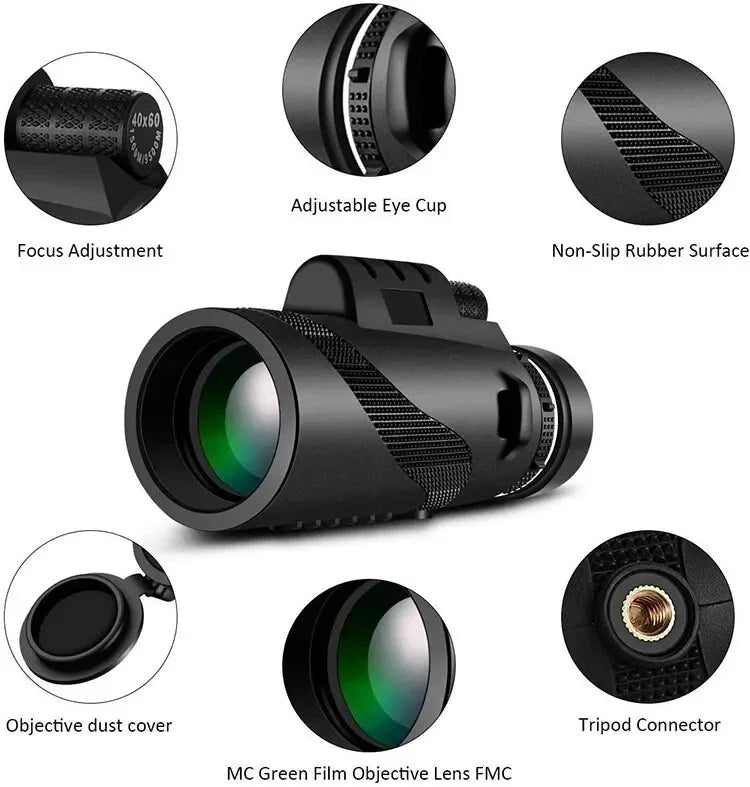 Compact High Definition Monocular Telescope