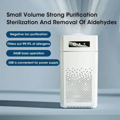 Portable Home Air Purifier with HEPA Filter