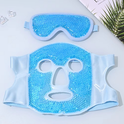 Thermal Full Face Gel Mask with Eye Mask