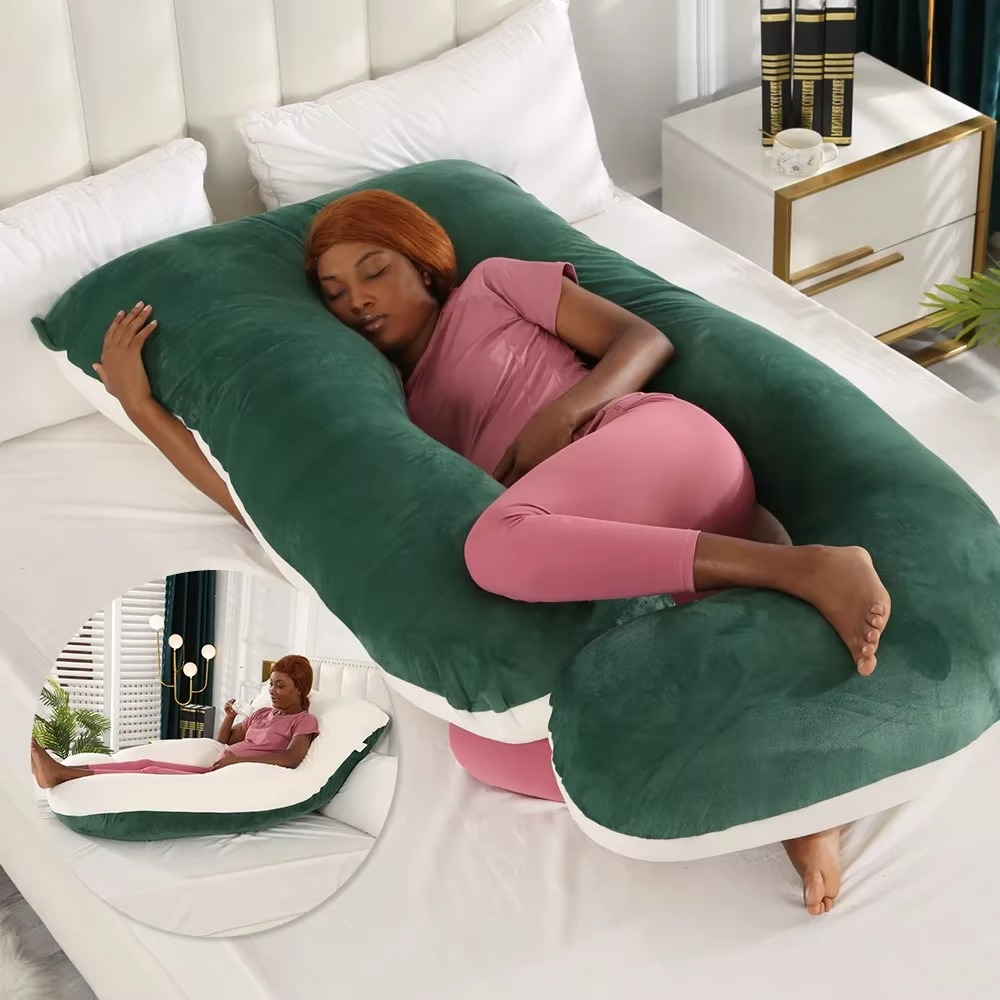 Comfortable Full Body Pregnancy Pillow for Side Sleepers