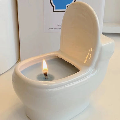 Humorous Bathroom Essential Oil Candle