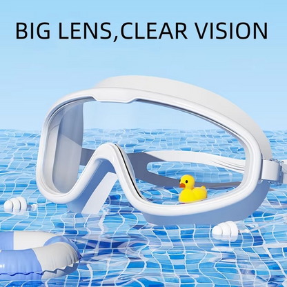 Clear Adult Swim Goggles - Waterproof UV Protection