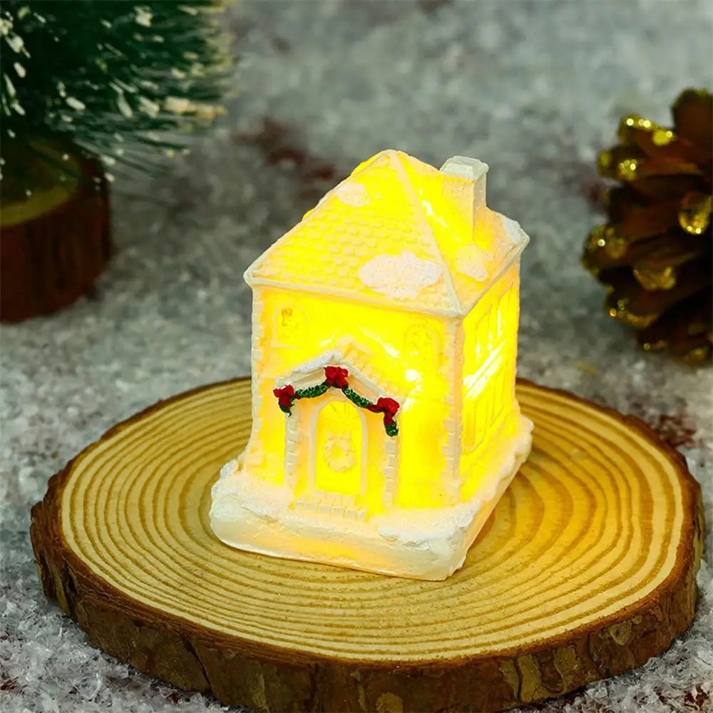 Magical Snowflake Christmas Village Houses - Cofik