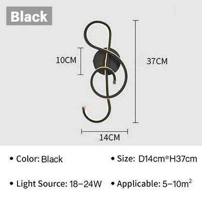 Stylish LED Wall Sconce Lamp
