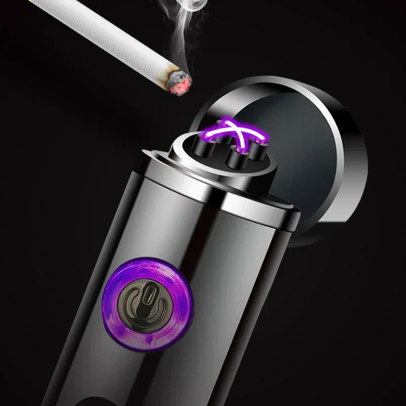 Premium Rechargeable Windproof USB Lighter for Men