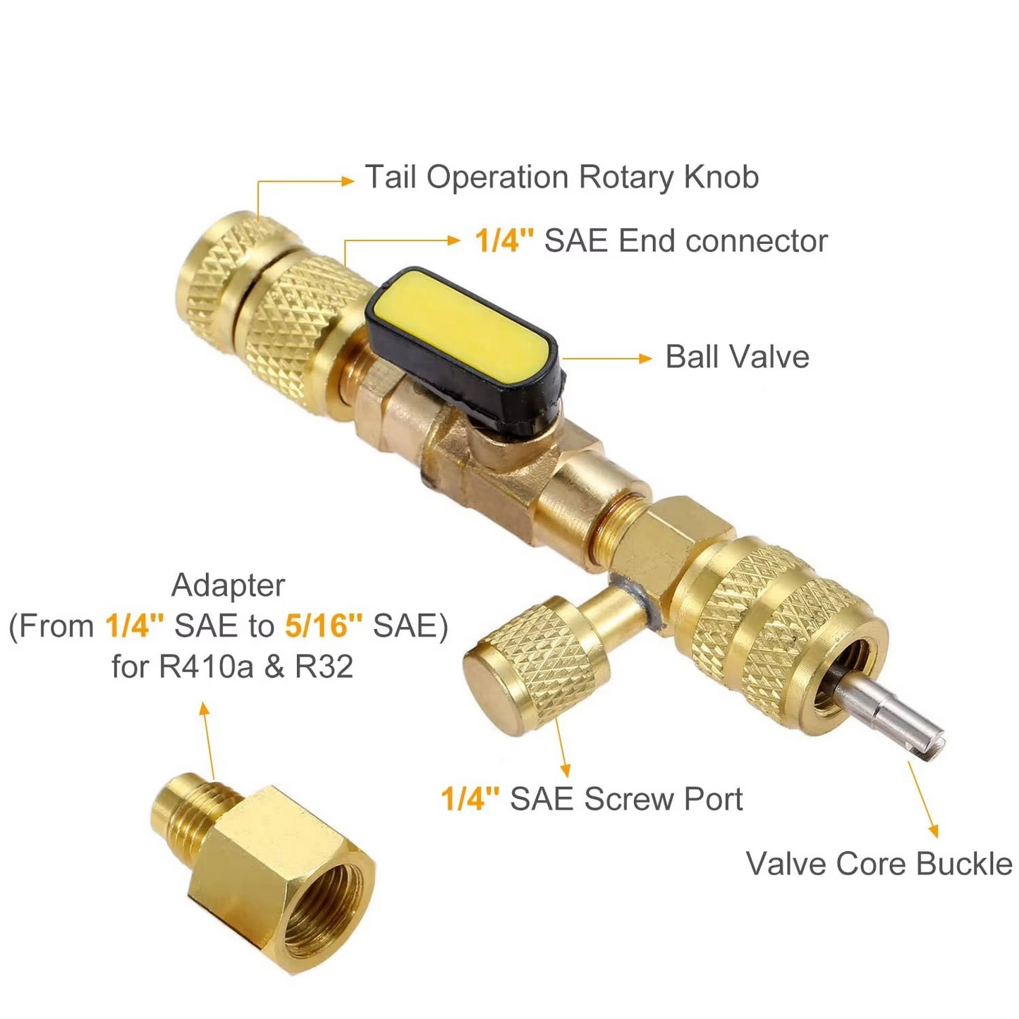 Easy Use HVAC Valve Core Tool Set
