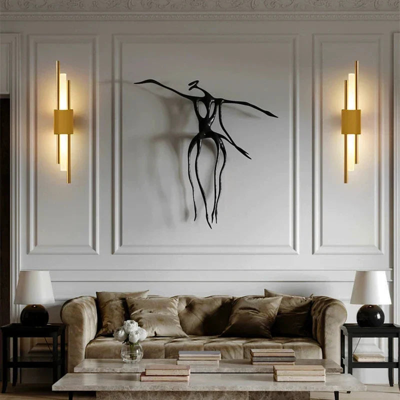 Stylish LED Wall Light with USB Charger