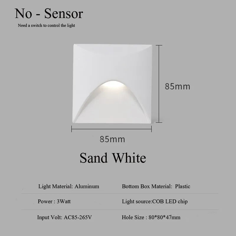 Outdoor Waterproof 3W LED Stair Wall Light