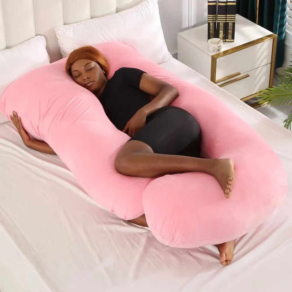 Comfortable Full Body Pregnancy Pillow for Side Sleepers