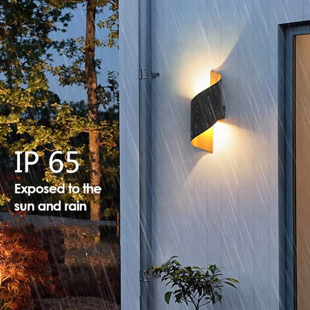 Modern Double-Sided LED Outdoor Wall Light