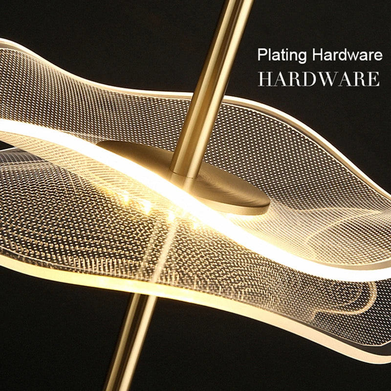 Modern LED Hanging Light Fixture Pendant Lamp