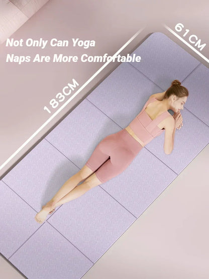 Flexible Foldable Yoga Mat Non Slip Eco Friendly