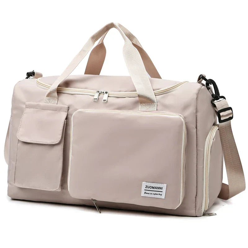 Stylish Women's 35L Travel Duffel Bag with Shoe Pocket
