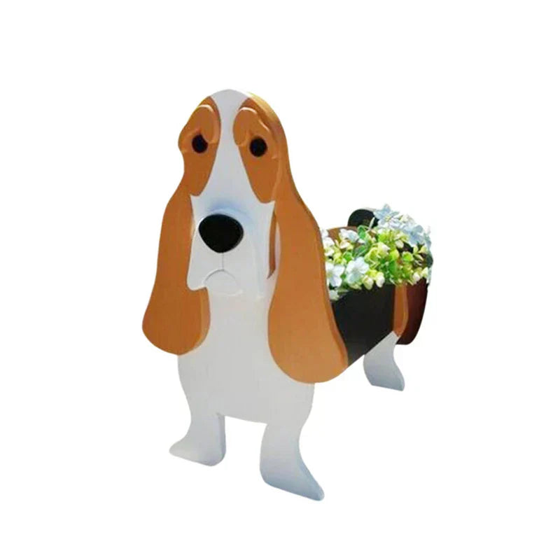 Cute Dog Planter Pot - Fun Animal Flower Holder - Cofik